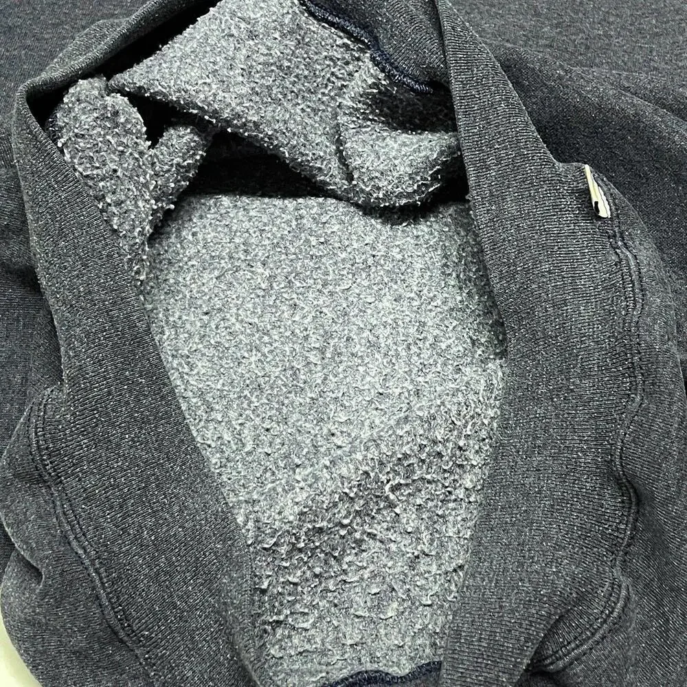 VTG Russell Athletic Sweatshirt Crewneck Blank Gray Blue Made In Mexico Sz L - Picture 5 of 8